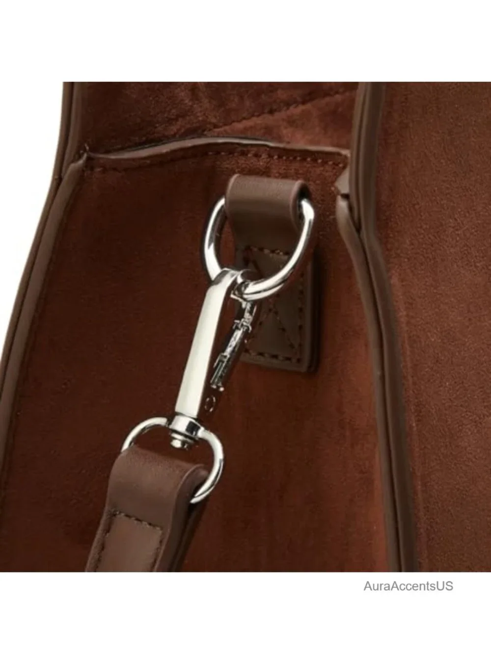 Suede Tote Handbag Adjustable Strap Crossbody Shoulder Bag Women Purse